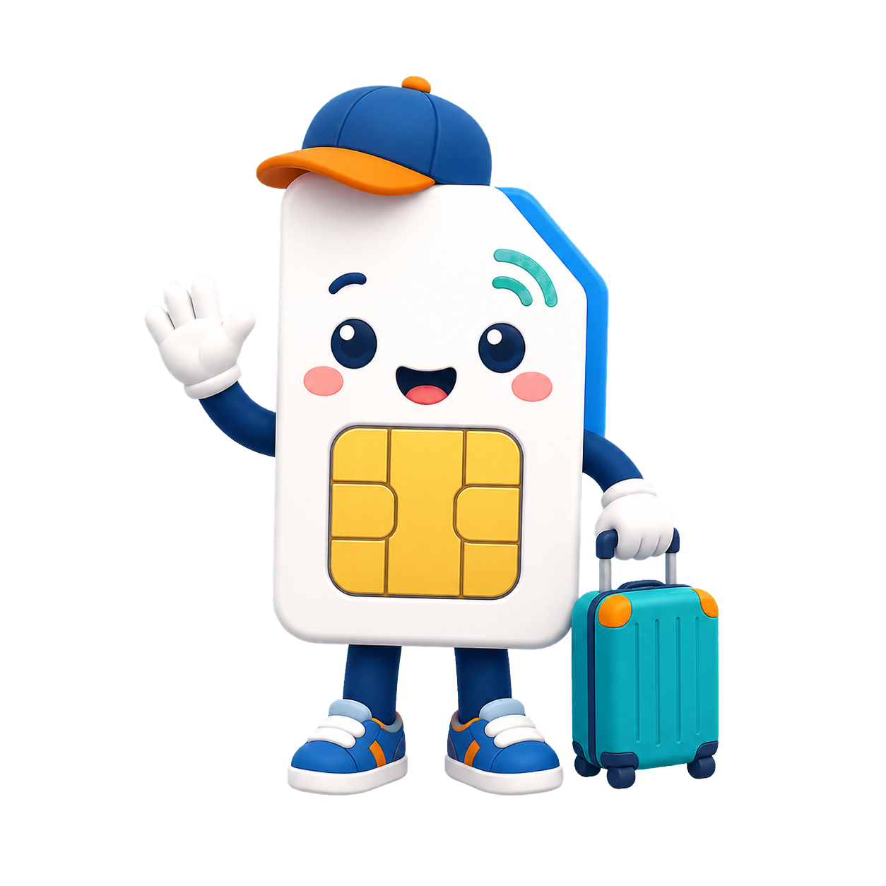 eSIM 旅遊卡吉祥物